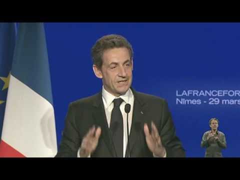 Discours de Nicolas Sarkozy