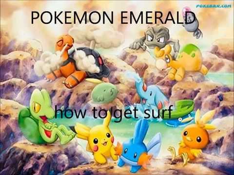 how to get a surf on pokemon emerald