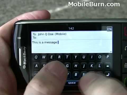 mobileburn: Video review of the BlackBerry Storm 9530 for Verizon YouTube Preview Image
