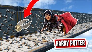 Playing the *OFFICIAL* HARRY POTTER Deathrun in Fortnite! (Fortnite Creative)