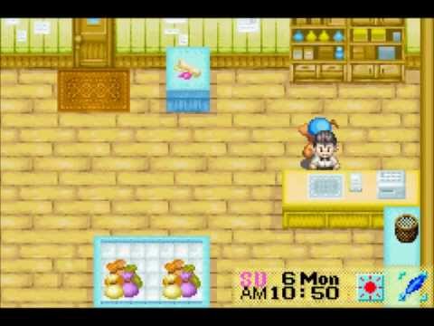 how to play harvest moon gba