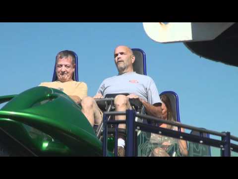 X Scream - The X-Scream ride on top of the Stratosphere in Las Vegas where they sort The men from the boys!