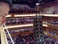 northern sinfonia warming up b4 their xmas concert. the evening was hosted by ben fogle and simon halsey conducted the orchestra.

deliberately got seats above so we could people watch the musicians. fascinating.