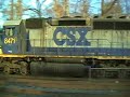 CSX Q301 Woodbourne Station 2/16/08