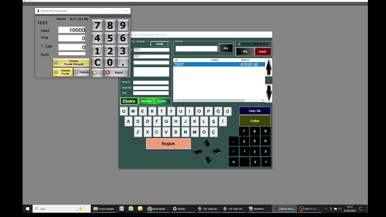 Açık Hesap Tahsilatı