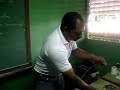 Uso de herramientas en la confeccion de empalme