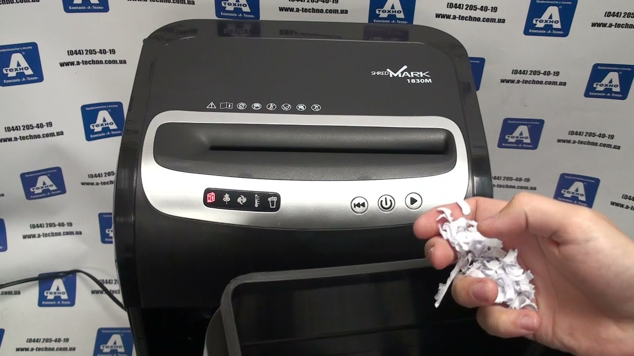 Уничтожитель бумаги shredMark 1830M. Мелко и много режет!