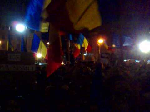 0 Miting la Bucureşti pentru susţinerea protestatarilor de la Chişinău  