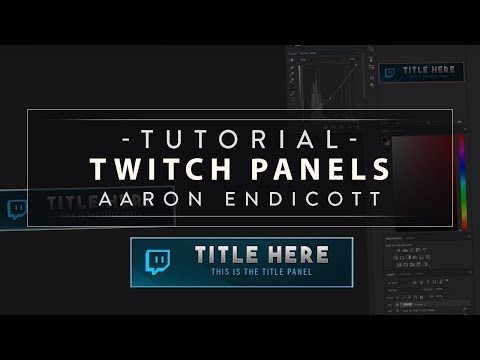 How to Create Professional Twitch Panels in Photoshop! The Freelance Life [DAY 1]