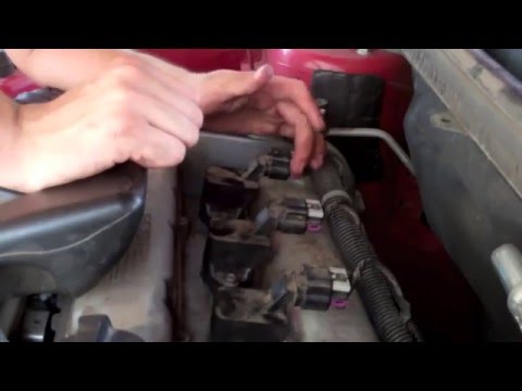 Chevy Cobalt Spark plugs installation (w/o ecotec cover)