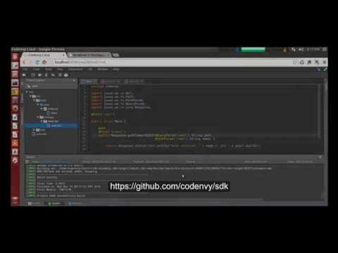 Eclipse-che run java code