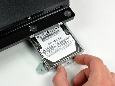 how to remove ps3 hard drive