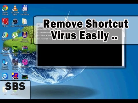 how to remove lnk virus using cmd