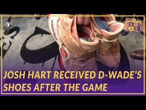 Video: Lakers Post Game: Josh Hart on Shoes He Received From Wade After the Game