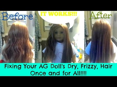 how to fix frizzy doll hair