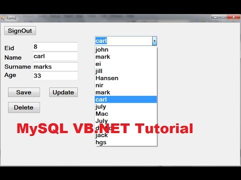 how to fill combobox from database in vb.net