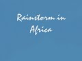Raining in Africa