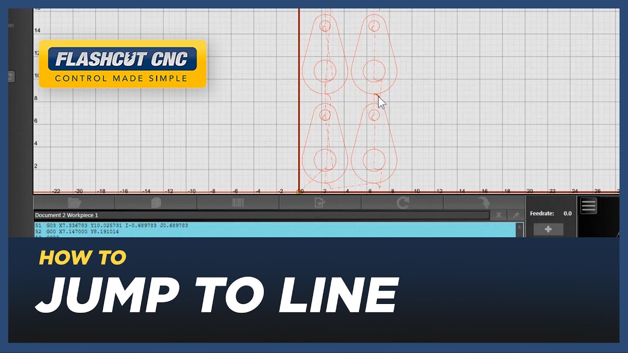 How to Jump to Line  - FlashCut CAD/CAM/CNC Software