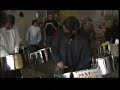 david,junior e., eric, ralph b., and a beardy tamla,
jam session at the pannetwork panyard, 1999.
video by gert kleffel