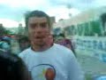 Imitacion de Chavez en el Mural de la Libertad