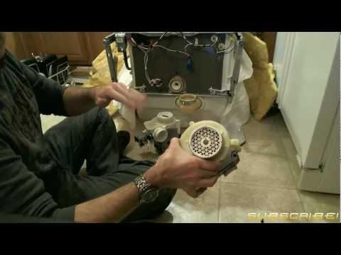 how to repair a dishwasher pump