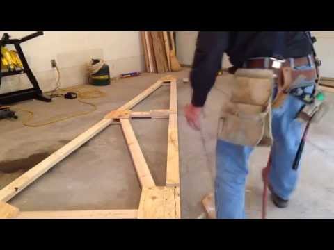 how to build rafters