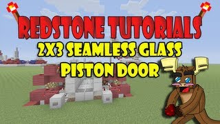 2x3 Seamless Glass Piston Door Tutorial Minecraft Xbox 360