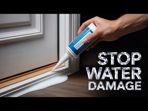 how to seal a door threshold