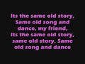 aerosmith   same old song and dance lyrics