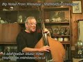big noise from winnetka - midnitesun unplugged - vocal and double bass - home recording - a midnitesun music video - http://www.midnitesun.co.uk - 
from wikipedia, the free encyclopedia
big noise from winnetka is a jazz composition written by composer and bass player bob haggart. it was first recorded in 1938 and featured bob haggart and drummer ray bauduc, both members of the swing/dixieland orchestra bob crosby and the bobcats. the recording is remarkable for its unusual duet feature: haggart whistles the melody and plays the bass, while only bauduc accompanies him on the drums. halfway through the solo, ray bauduc starts drumming on the strings of the double bass, while haggart continues to play with his left hand, creating a very percussive bass solo. after the success of the initial recording, they performed this song frequently for the rest of their careers. they performed the song in several films, most notably in 1941's 