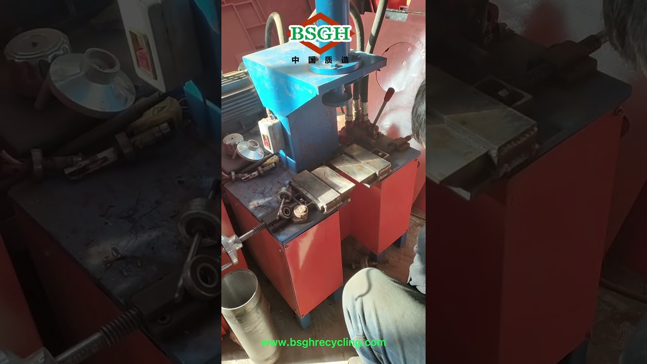 Máquina de prensagem de motor Reciclador de motor elétrico