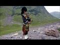 Rannoch, Scotland: Highlands Roadside Piper