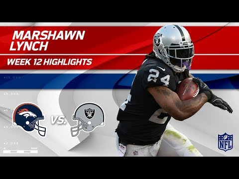 Video: Marshawn Lynch's 111 Total Yards & 1 TD vs. Denver! | Broncos vs. Raiders | Wk 12 Player Highlights