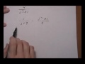 simplify complex fractions