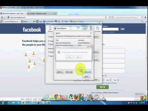 how to discover facebook password