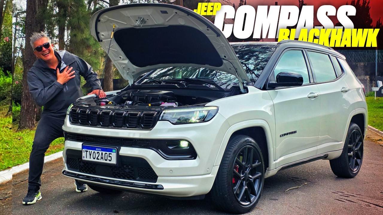 Jeep Compass Blackhawk 2027 - PREÇO DESPENCOU? É FLEX, ANDA DEMAIS E BEBE MUITO! VALE A COMPRA?