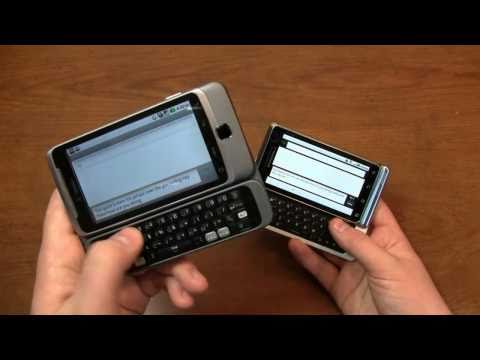 T-Mobile G2 vs. Motorola Droid 2 Part 1