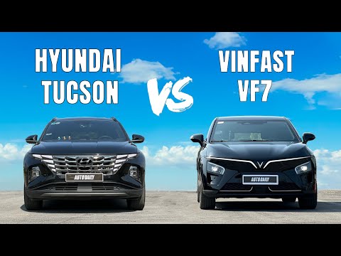 Drag Race: VinFast VF 7 vs Hyundai Tucson Turbo |Autodaily.vn|