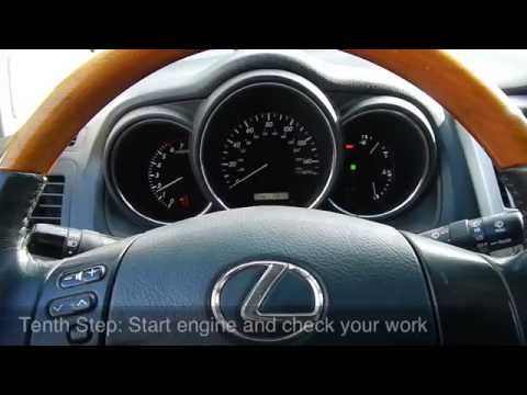 How to change serpentine belts on Lexus RX 330/300 (AC/Alternator And Power Steering Belts)