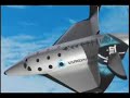 Virgin Galactic SpaceShip Two animation. (latest version)