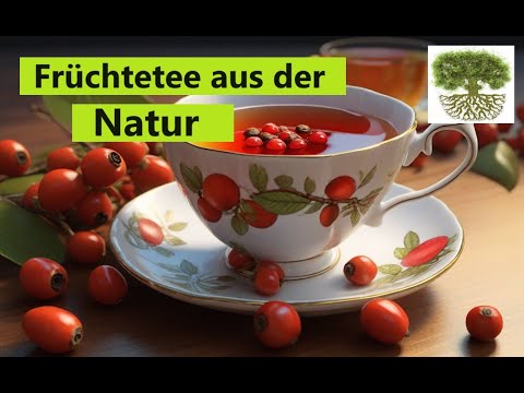 DIY - Früchtetee selber machen - Hagebutten, Holunder, Apfel - Naturrezepte #6