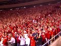 U W Jump Around 9/22/07 Badgers vs. Hawkeyes U W Jump Around 9/22/07 Badgers vs. Hawkeyes