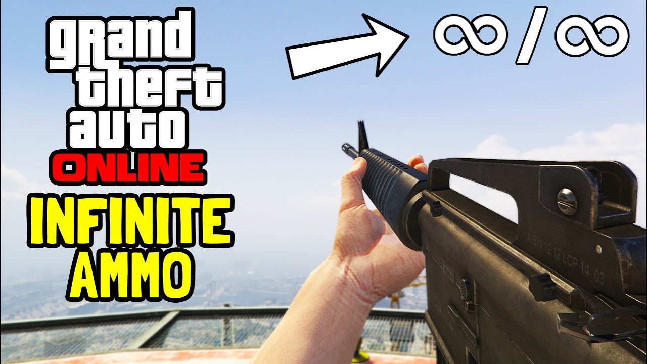 GTA 5 Online - INFINITE AMMO & NO RELOAD GLITCH (Solo & Easy)