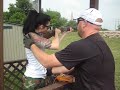 Hannah shots a shotgun for the first time Hannah shots a shotgun for the first time