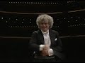 the finale of mahler's 'resurrection' symphony
part ii of v
from sir simon rattle's farewell concert with the cbso, the orchestra he led for 18 years.
august 30, 1998
symphony hall, birmingham, england