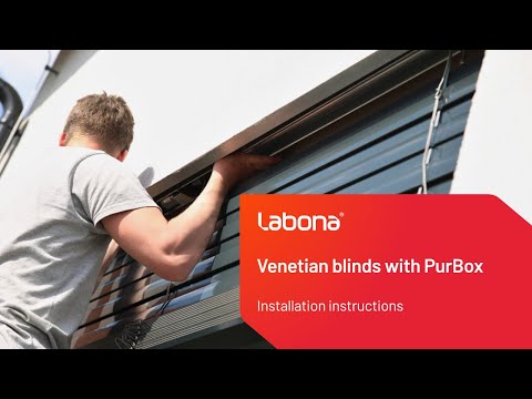 	Assembly manual - Exterior venetian blinds with a purenit box