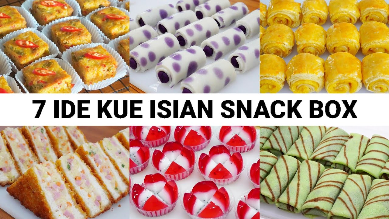 7 ANEKA RESEP KUE SNACK BOX ENAK, MUDAH Serta EKONOMIS !! resepmasakan