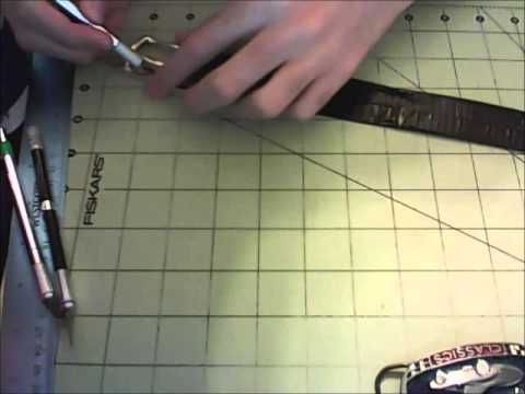 how to make a duct tape belt step by step