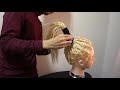 編みこんで作るちょんまげヘアアレンジの作り方-2