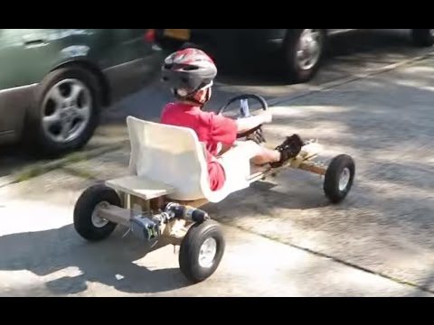How To Build Homemade Electric Power Drill Go Kart